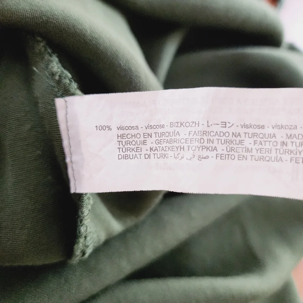 Zara Dark Green Midi Dress - Picture 13 of 14